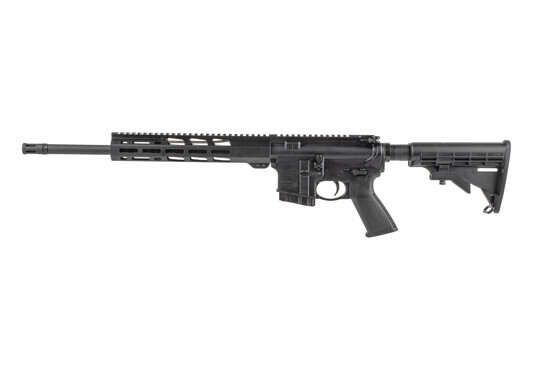 Ruger AR 15 5.56 rifle with a standard M4 stock